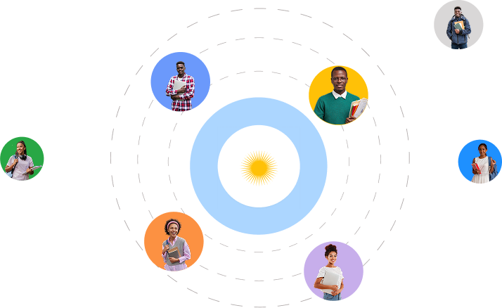 network of students